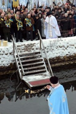 Тернопільська область. Святкування Водохреща.